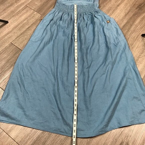 Urban Outfitters Blue Marilyn Monroe Style Halter Dress size S - Picture 8 of 8